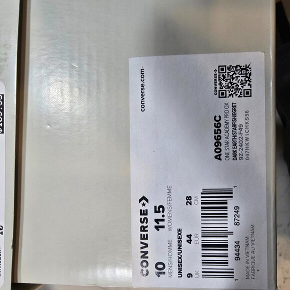 New Converse Carhartt WIP x One Star Academy Pro Low Starfish Dark Earth MENS 10 - Picture 12 of 12